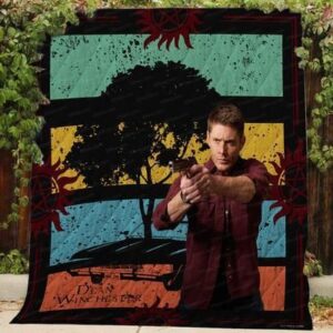 Vintage Dean Winchester Quilt Blanket  Quilt